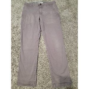 Essentials Gray Pants Classic Fit Mens 32x32 Flat Front Grey Amazon